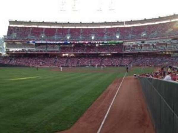 Great American Ball Park, section: 107, row: T