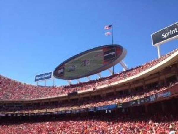 Arrowhead Stadium, section: 134, row: 26