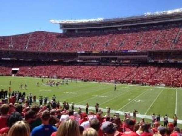 Arrowhead Stadium, section: 134, row: 26