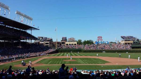 Wrigley Field, section: 123, row: 15, seat: 1