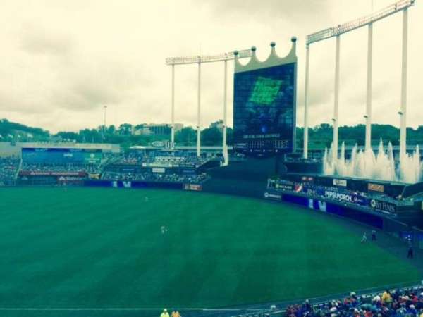 Kauffman Stadium, section: 323, row: A, seat: 1