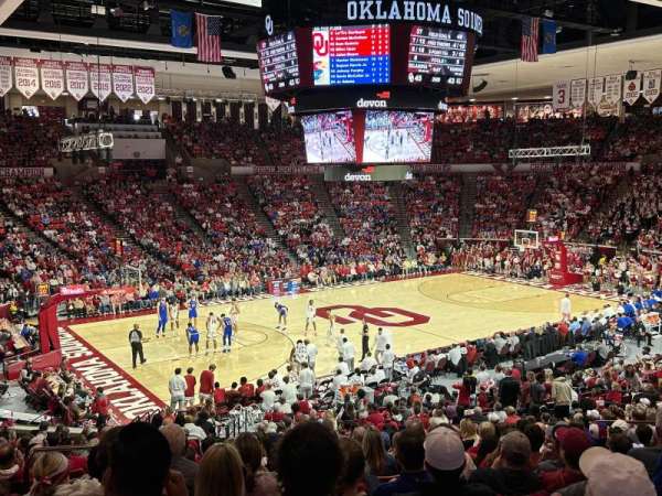 Lloyd Noble Center, section: 224, row: A, seat: 2