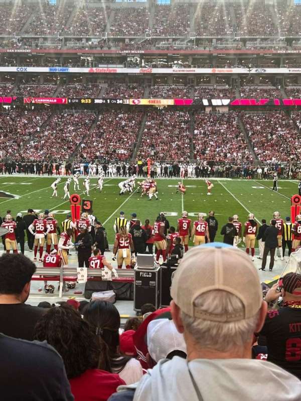 State Farm Stadium, section: 128, row: 11, seat: 3