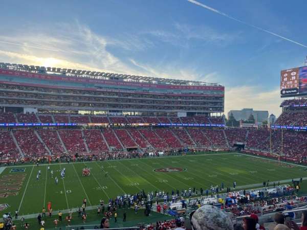 Levi's Stadium, section: 221, row: 9, seat: 4