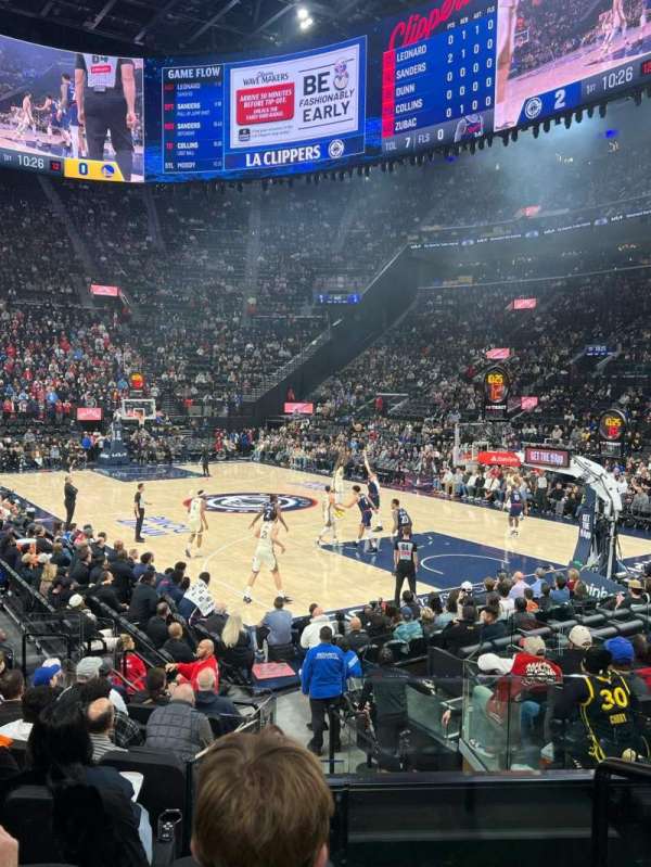 Intuit Dome, section: Club 4, row: 6, seat: 1