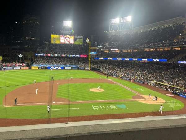 Petco Park, section: 208, row: 2, seat: 18
