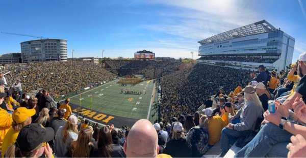 Kinnick Stadium, section: 334, row: 10, seat: 14
