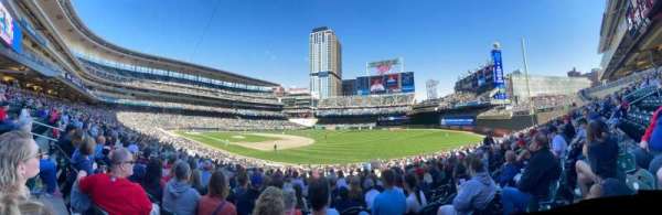 Target Field, section: 104, row: 31, seat: 12