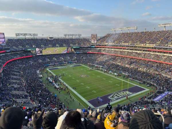 M&T Bank Stadium, section: 518, row: 26, seat: 5