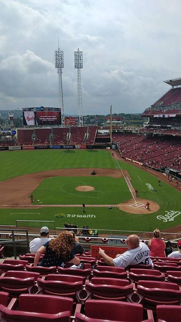 Great American Ball Park, section: 419, row: H, seat: 8