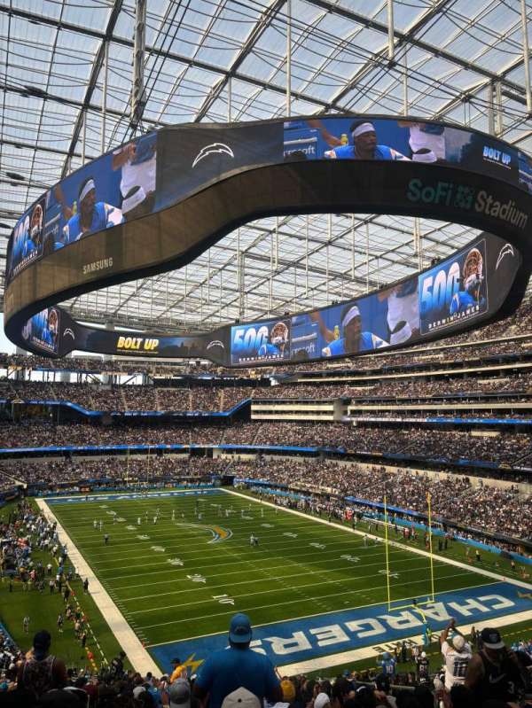 SoFi Stadium, section: 229, row: 25, seat: 5