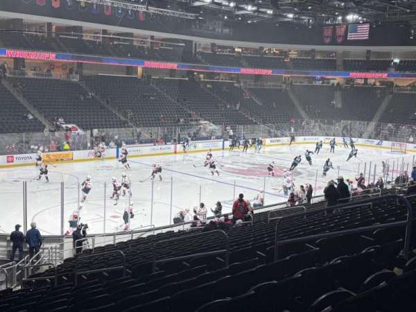 Acrisure Arena, section: 117, row: X, seat: 10