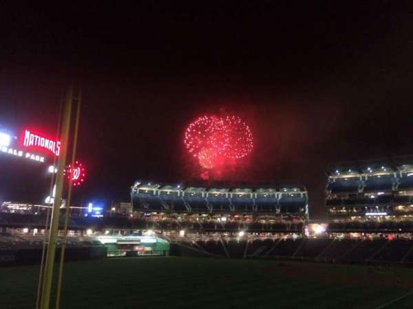 Nationals Park, section: 109, row: 2, seat: 5