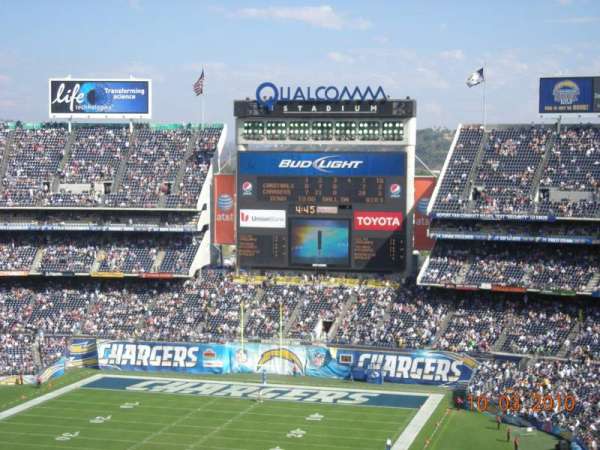 San Diego Stadium, section: V25