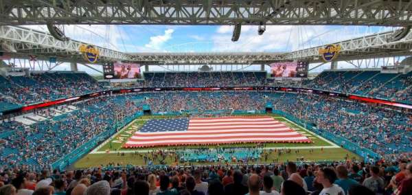 Hard Rock Stadium, section: 347, row: 27, seat: 6