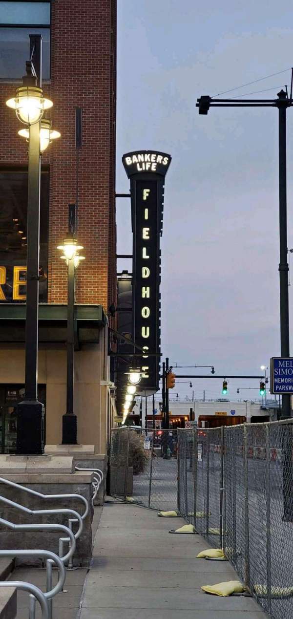 Gainbridge Fieldhouse, section: Entrance Pavilion