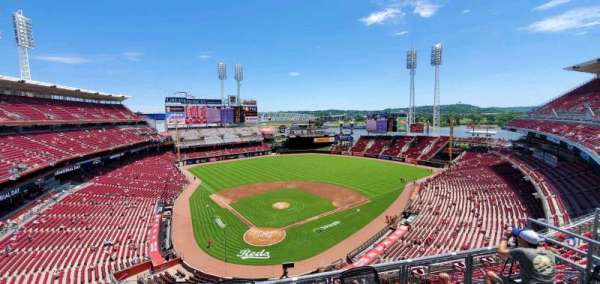Great American Ball Park, section: 525, row: A, seat: 13