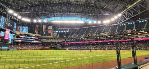 Chase Field, section: 133, row: 2, seat: 6