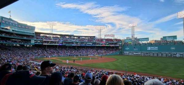 Fenway Park, section: Grandstand 10, row: 1, seat: 3