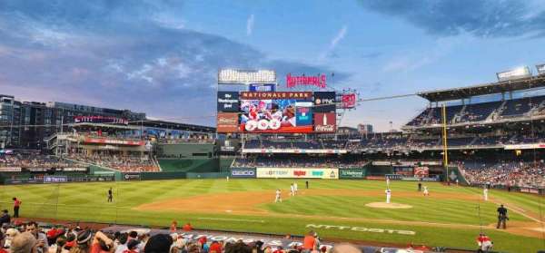 Nationals Park, section: 117, row: X, seat: 3