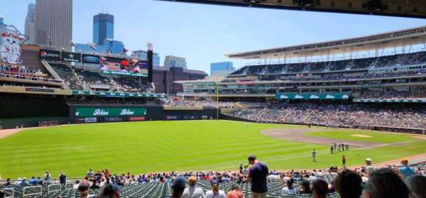 Target Field, section: 126, row: 28, seat: 14