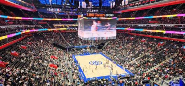 Little Caesars Arena, section: M21, row: 1, seat: 6