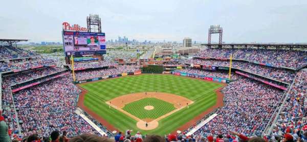 Citizens Bank Park, section: 420, row: 16, seat: 18