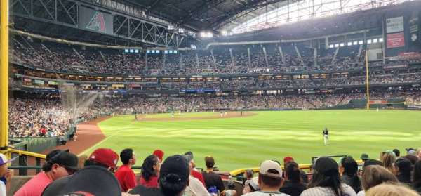 Chase Field, section: 105, row: 23, seat: 12