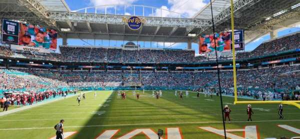 Hard Rock Stadium, section: 105, row: 6, seat: 9