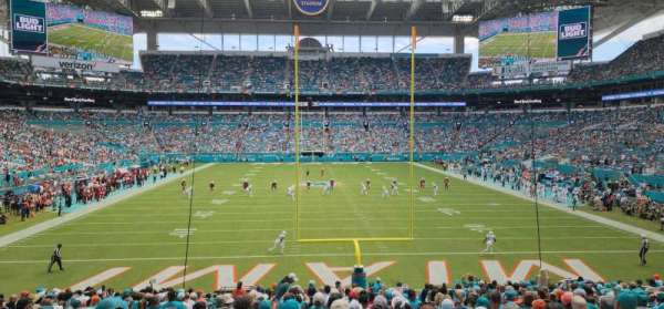 Hard Rock Stadium, section: 104, row: 25, seat: 19