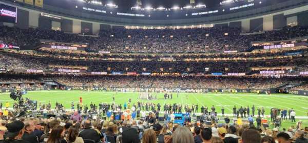 Caesars Superdome, section: 141, row: 23, seat: 21