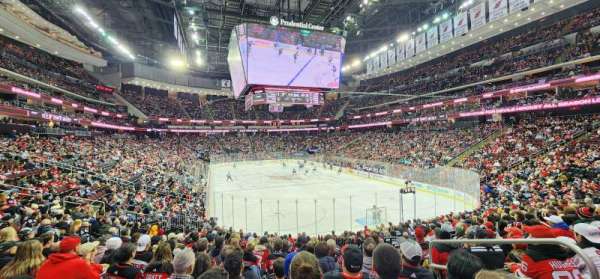 Prudential Center, section: 1, row: 17, seat: 3