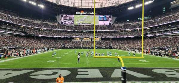 Allegiant Stadium, section: 101, row: 10, seat: 21