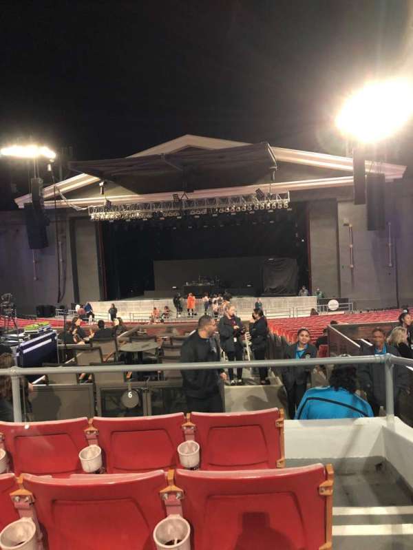 The Greek Theatre, section: B Right Center, row: D, seat: 132-134