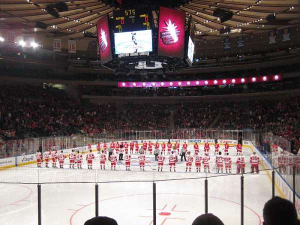 Madison Square Garden, section: 103, row: 8, seat: 13