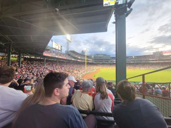 Fenway Park, section: Grandstand 1, row: 5, seat: 6
