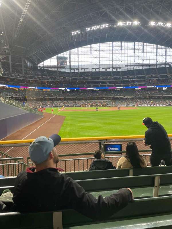 American Family Field, section: 105, row: 5, seat: 5
