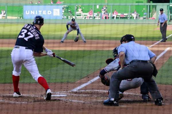 Nationals Park, section: Terra Club B, row: G, seat: 8