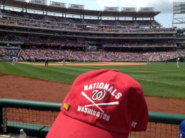 Nationals Park, section: 135, row: B, seat: 5