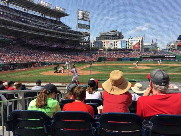 Nationals Park, section: 127, row: K, seat: 1 thru 4