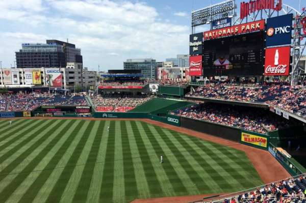 Nationals Park, section: 222, row: A, seat: 1