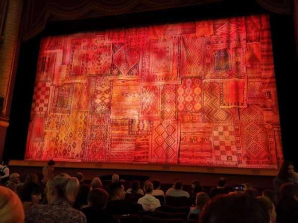 Palace Theatre, Manchester, section: Stalls, row: F, seat: 18
