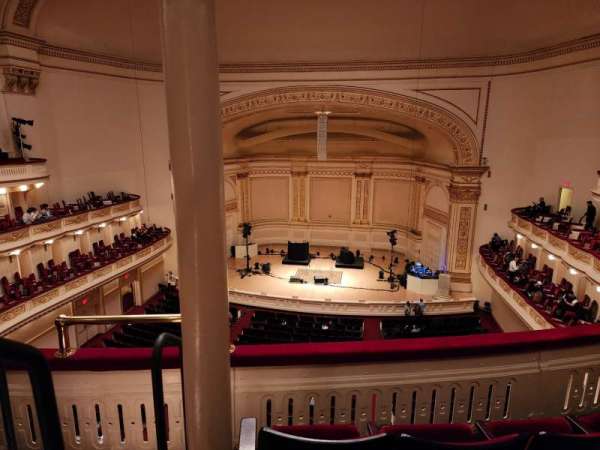 Carnegie Hall, section: Dress Circle RC, row: CC, seat: 2