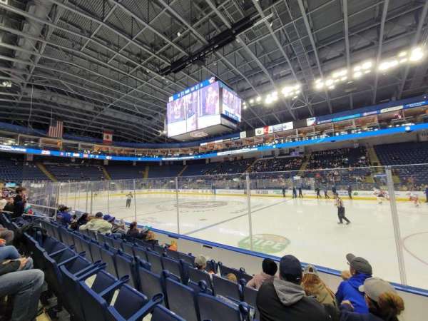 Total Mortgage Arena, section: 106, row: A, seat: 9