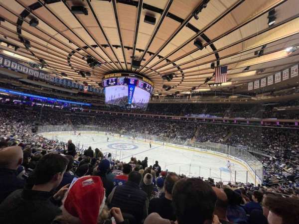 Madison Square Garden, section: 109, row: 19, seat: 14