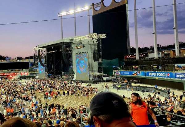 Kauffman Stadium, section: 244, row: DD, seat: 1