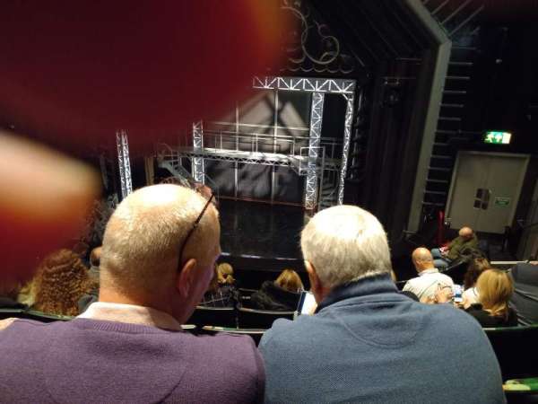 Trafalgar Theatre, section: Dress circle, row: G, seat: 2