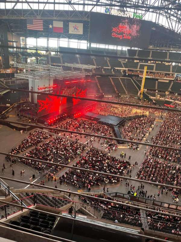 Globe Life Field, section: 302, row: 1, seat: 2