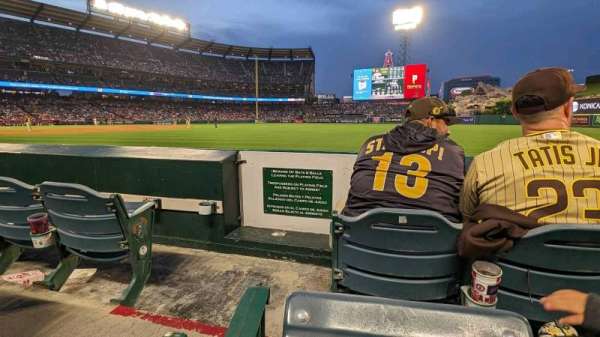 Angel Stadium, section: 130, row: B, seat: 1