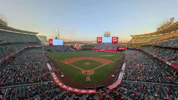Angel Stadium, section: 418, row: A, seat: 10